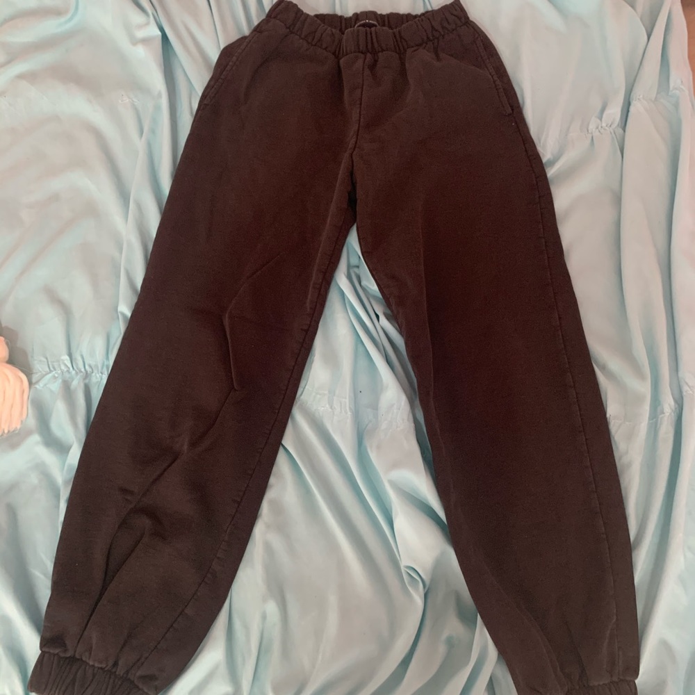 Black Brandy Melville Rosa Sweatpants - Picture 3 of 3